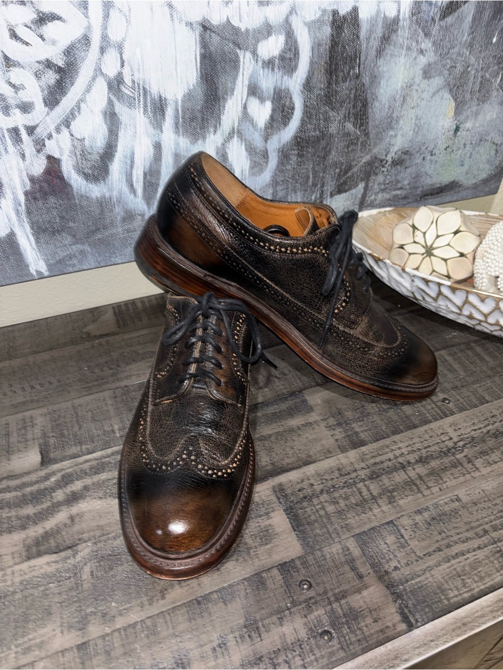 FRYE Jones Wingtip Oxfords MENS SZ 10.5 D